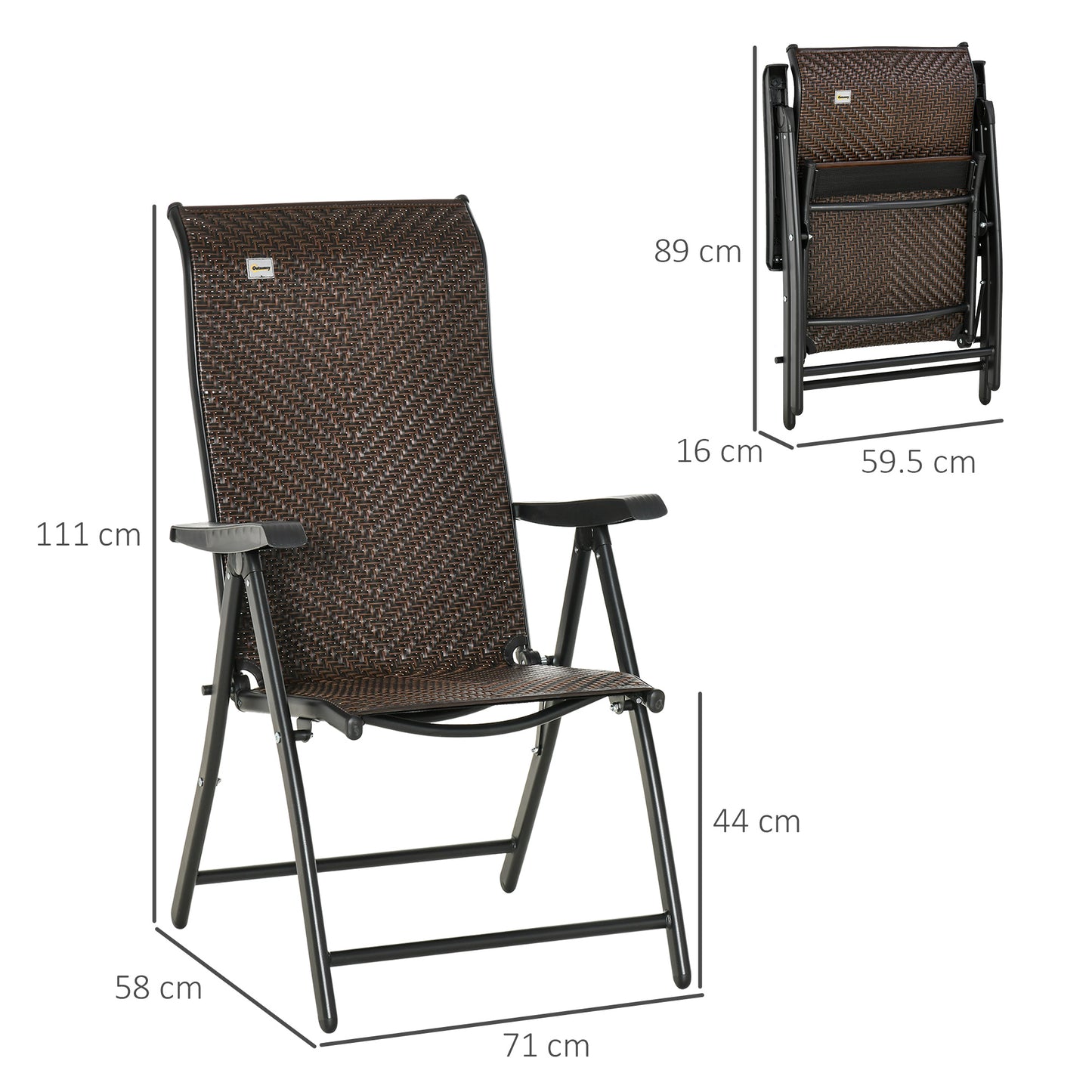 outsunny-set-of-2-outdoor-wicker-folding-chairs-patio-pe-rattan-dining-armrests-chair-set-with-adjustable-backrest-for-outdoors-camping-red-brown