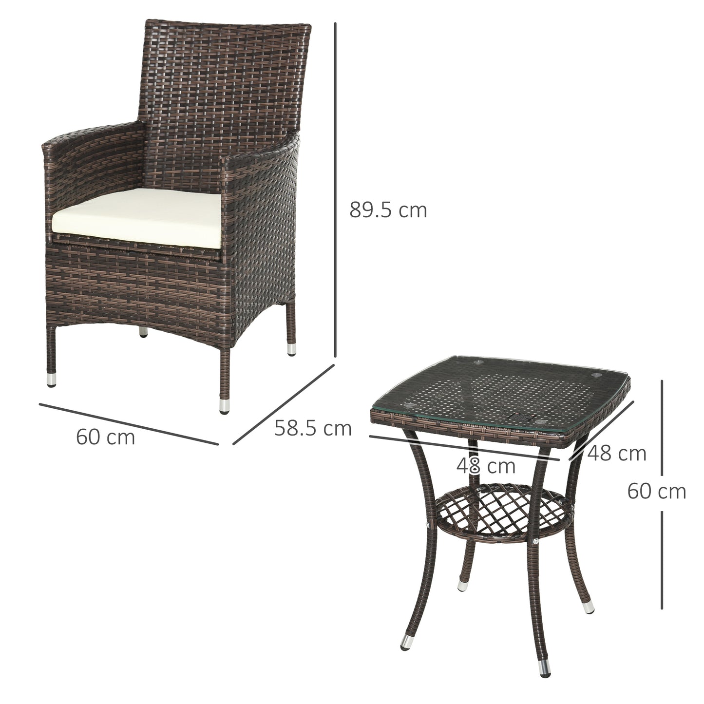 outsunny-garden-outdoor-rattan-furniture-bistro-set-3-pcs-patio-weave-companion-chair-table-set-conservatory-brown