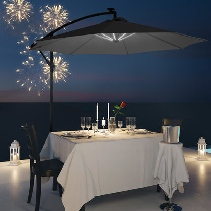 outsunny-3m-led-banana-parasol-garden-cantilever-umbrella-with-solar-lights-crank-handle-and-cross-base-hanging-sun-shade-black