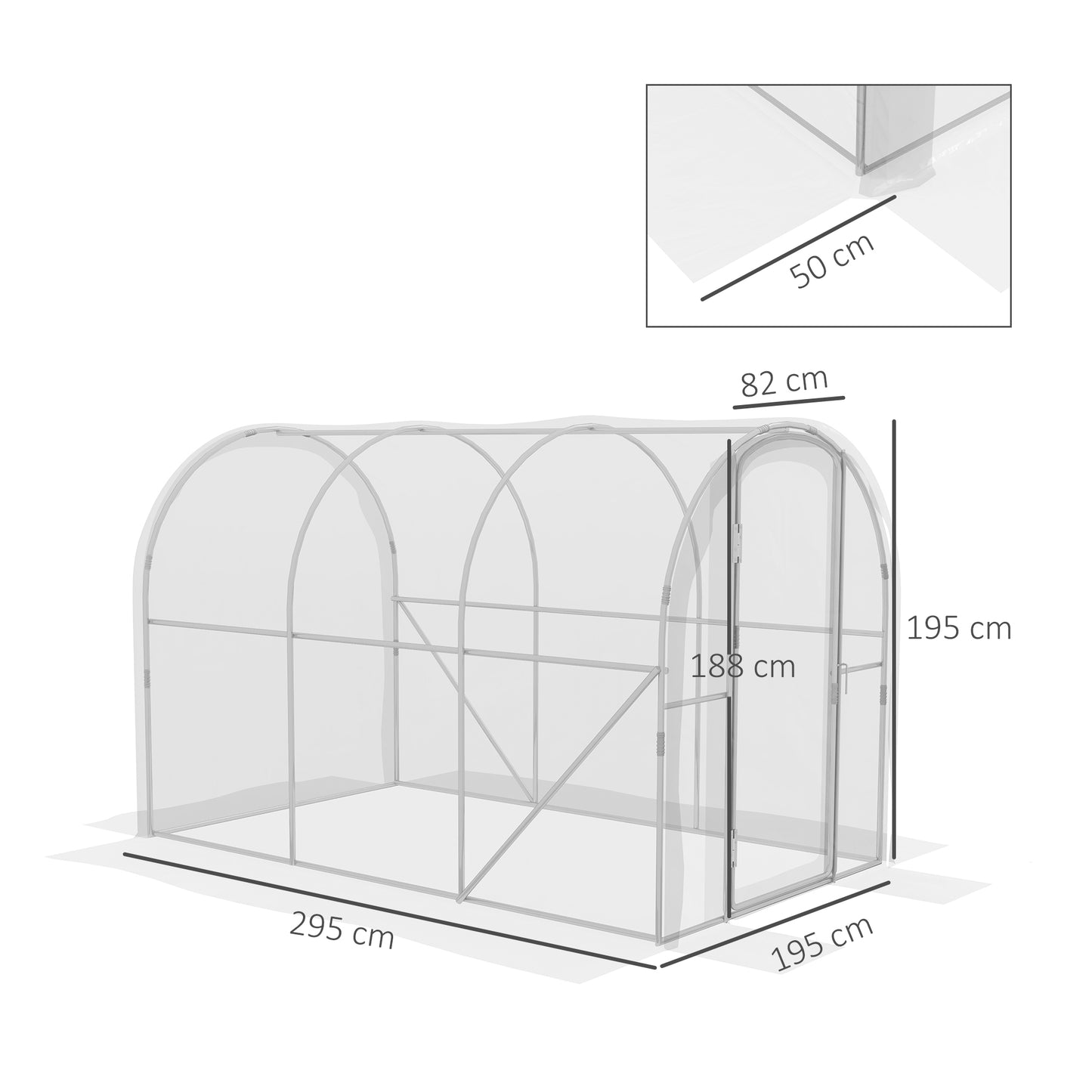 outsunny-polytunnel-greenhouse-walk-in-grow-house-with-pe-cover-door-and-galvanised-steel-frame-3-x-2-x-2m-clear