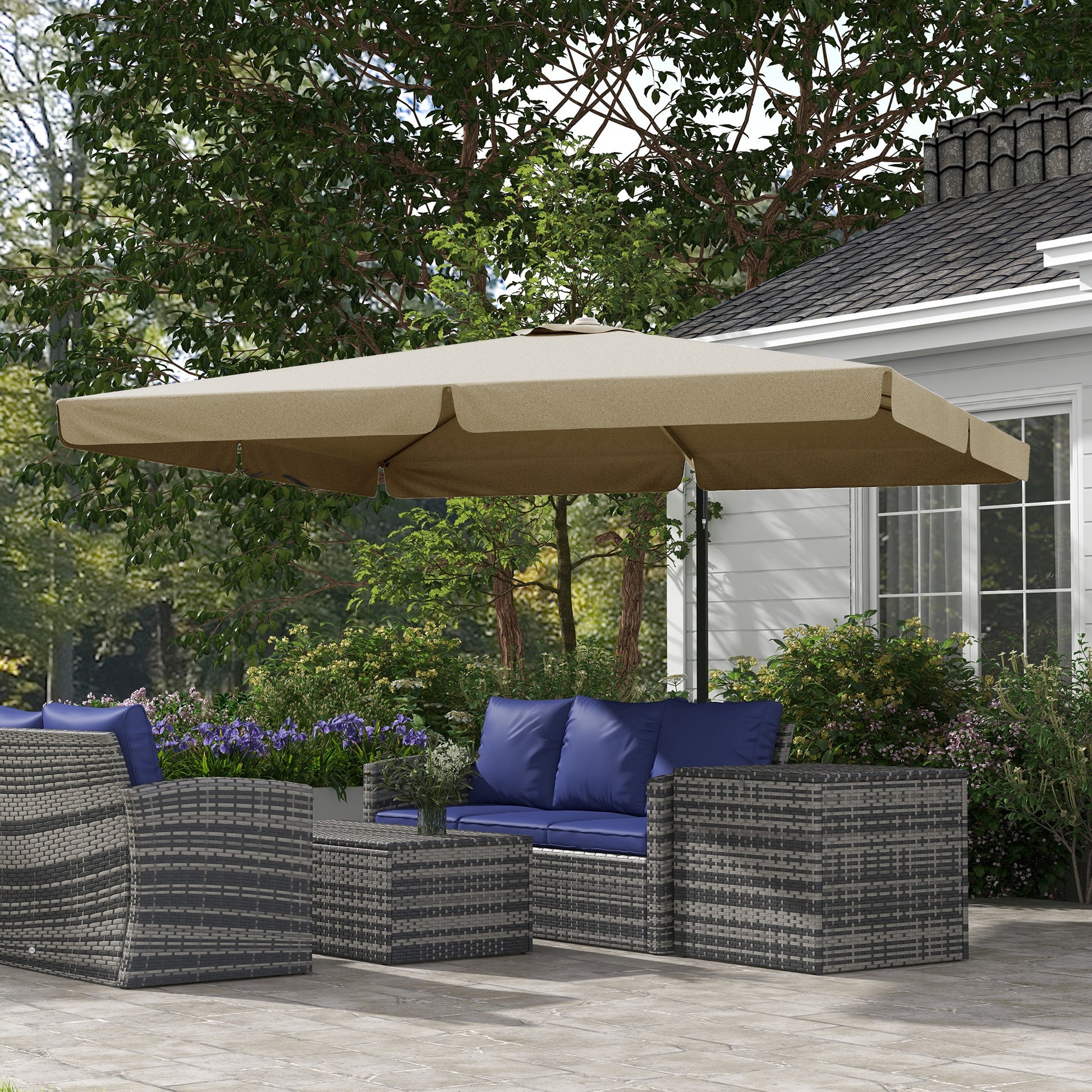 outsunny-3m-cantilever-roma-parasol-hanging-garden-parasol-aluminium-square-patio-umbrella-with-crank-handle-and-tilt-outdoor-patio-sun-shade-with-vented-top-8-ribs-cross-base-khaki