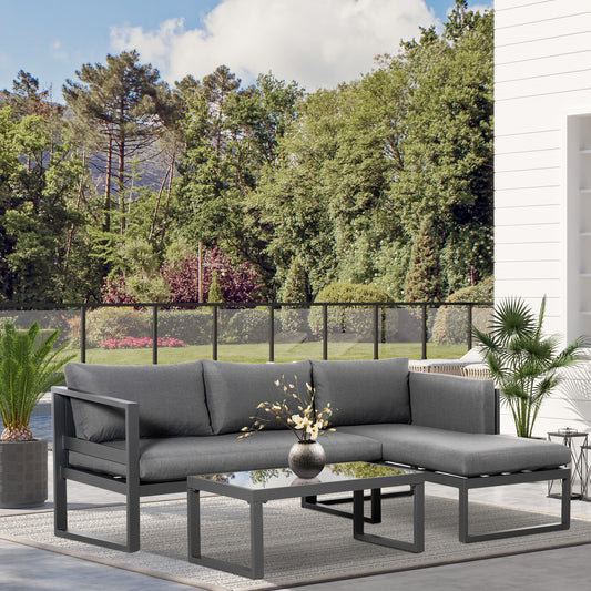 outsunny-3-seater-l-shape-garden-corner-sofa-set-with-padded-cushions-outdoor-conversation-furniture-set-with-glass-coffee-table-grey