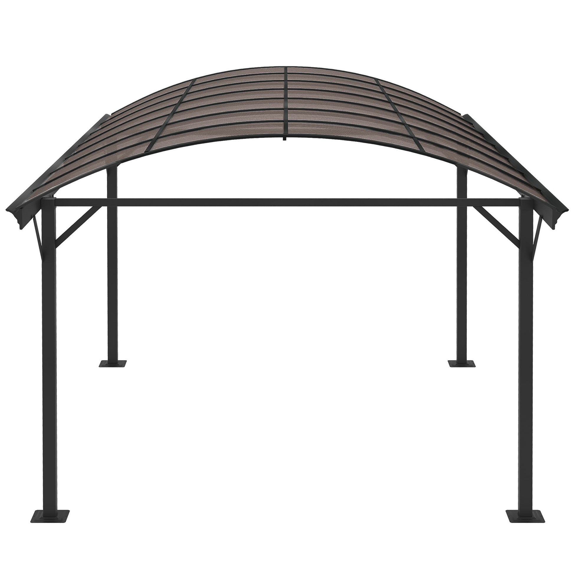 outsunny-5-x-3m-hardtop-carport-aluminium-gazebo-pavilion-garden-shelter-pergola-with-polycarbonate-roof-brown