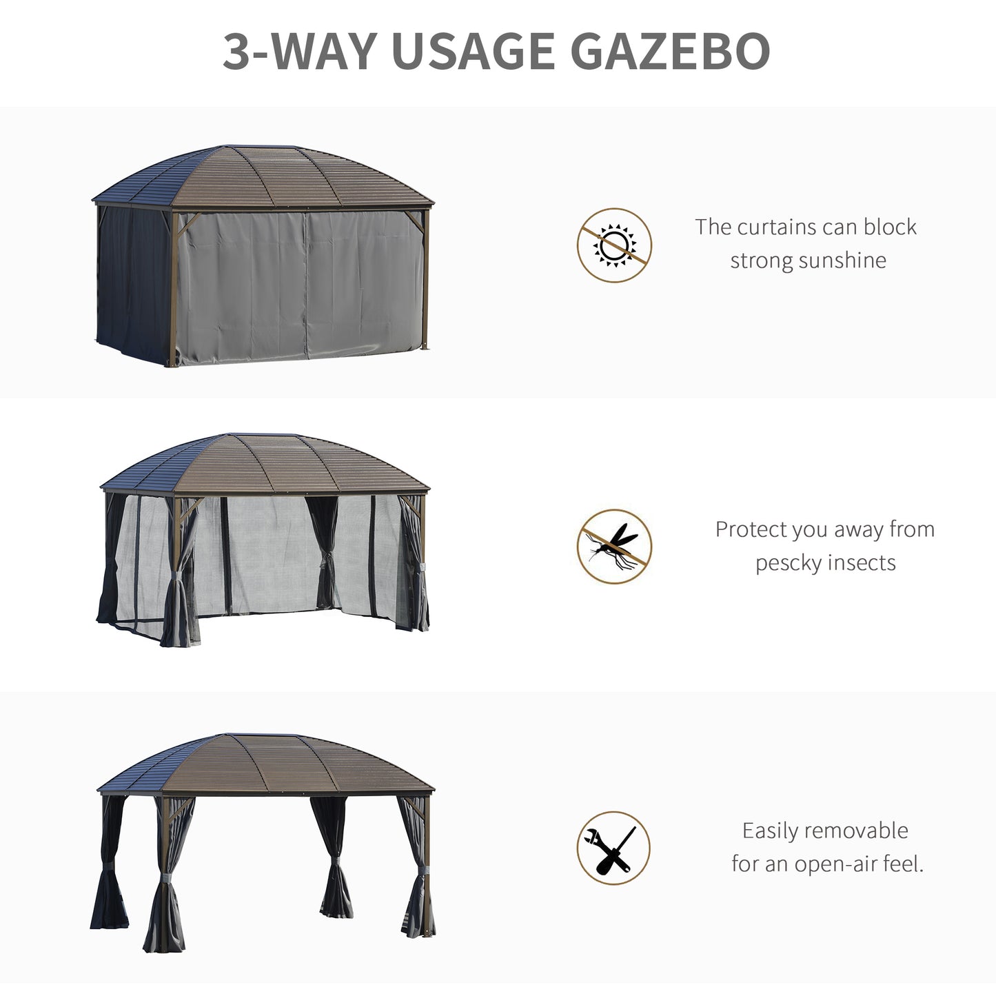 outsunny-4-x-3m-patio-aluminium-gazebo-hardtop-metal-roof-canopy-party-tent-garden-outdoor-shelter-with-mesh-curtains-side-walls-dark-grey