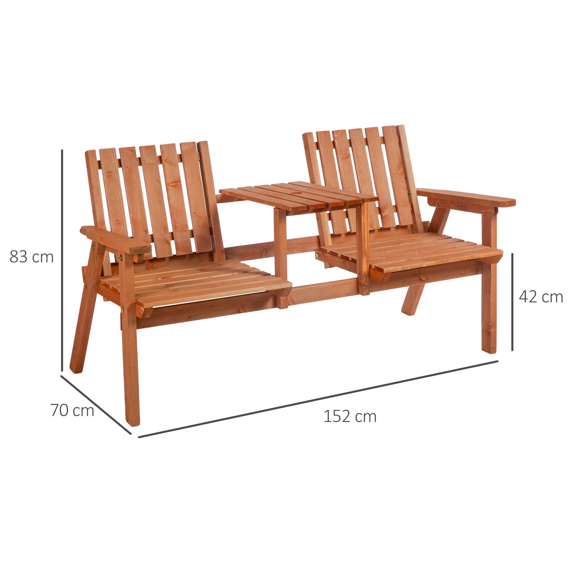 outsunny-2-seater-furniture-wooden-garden-bench-antique-loveseat-chair-table-conversation-set-for-yard-lawn-porch-patio-orange