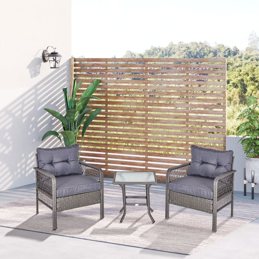 outsunny-2-seater-patio-pe-rattan-bistro-set-outdoor-wicker-coffee-table-armrest-chairs-conversation-furniture-w-cushion-grey