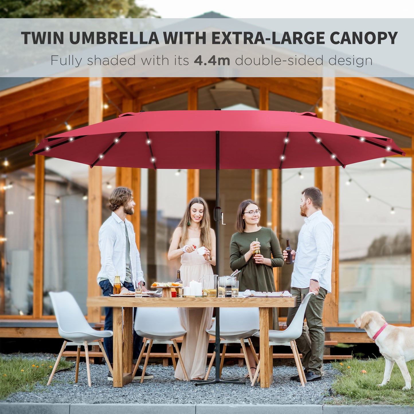 outsunny-4-4m-double-sided-sun-umbrella-garden-parasol-patio-sun-shade-outdoor-with-led-solar-light-no-base-included-wine-red