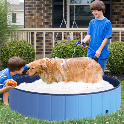 Pawhut ?140 x 30H cm Pet Swimming Pool-Blue