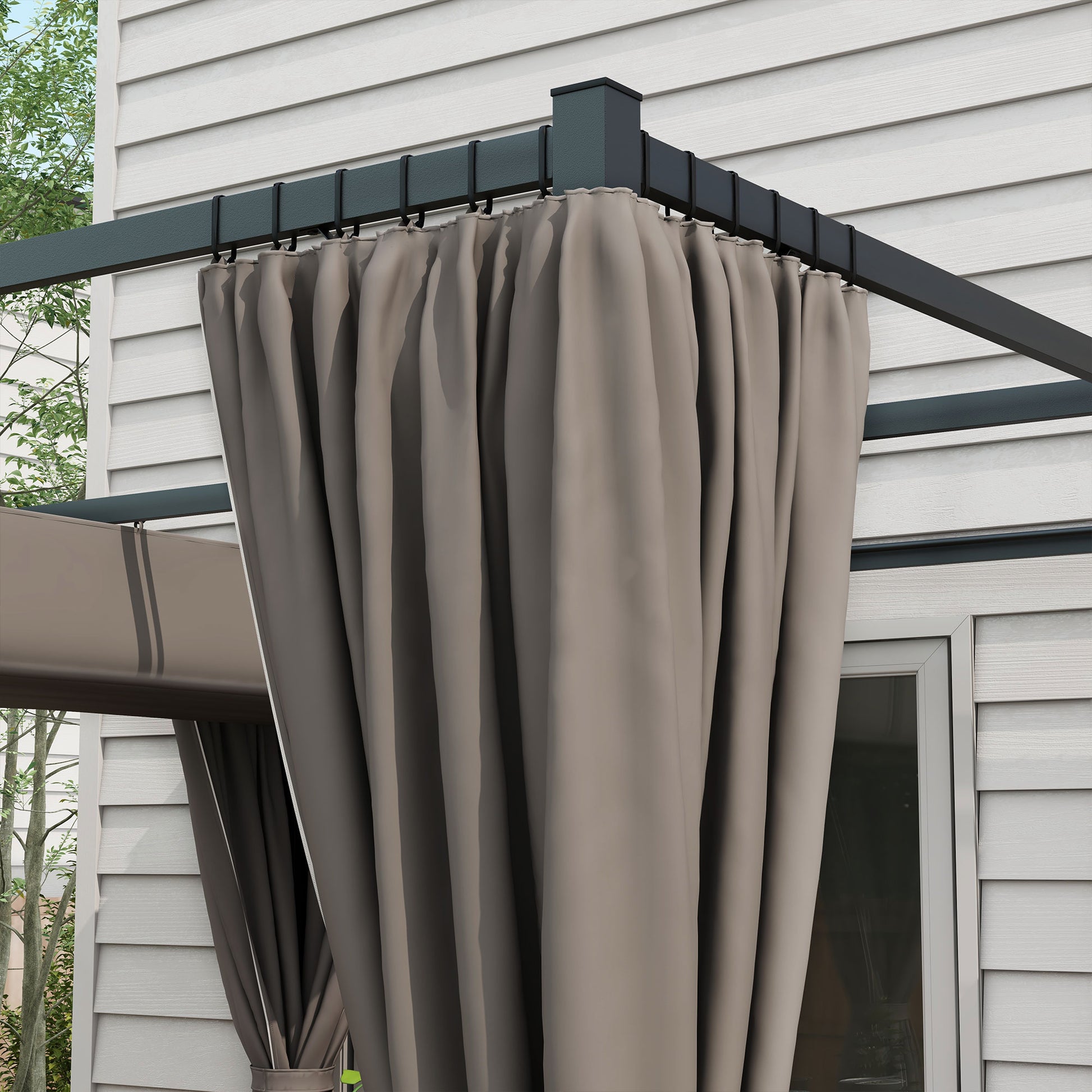 outsunny-3-x-3m-retractable-pergola-garden-gazebo-shelter-with-curtains-for-grill-patio-deck-light-grey