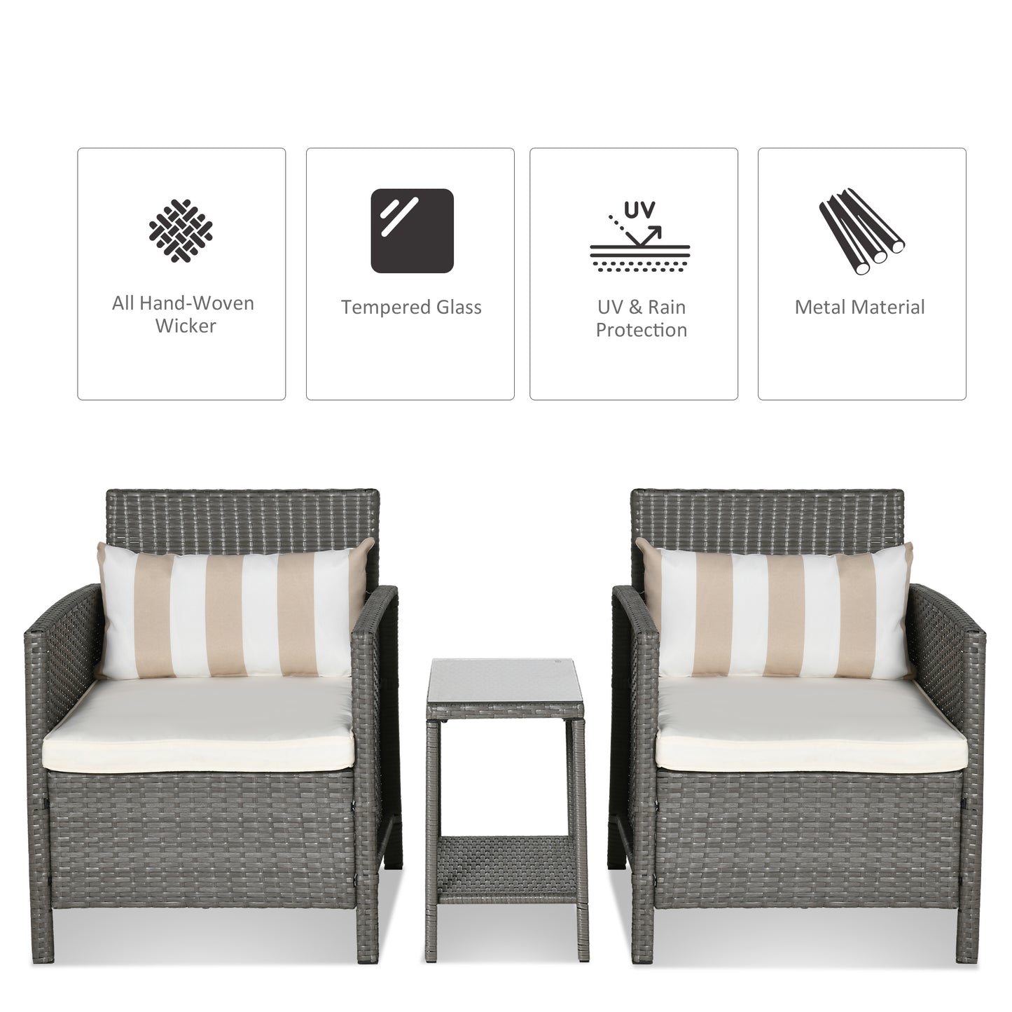 outsunny-rattan-garden-furniture-3-pieces-patio-bistro-set-wicker-weave-conservatory-sofa-chair-table-set-with-cushion-pillow-light-grey