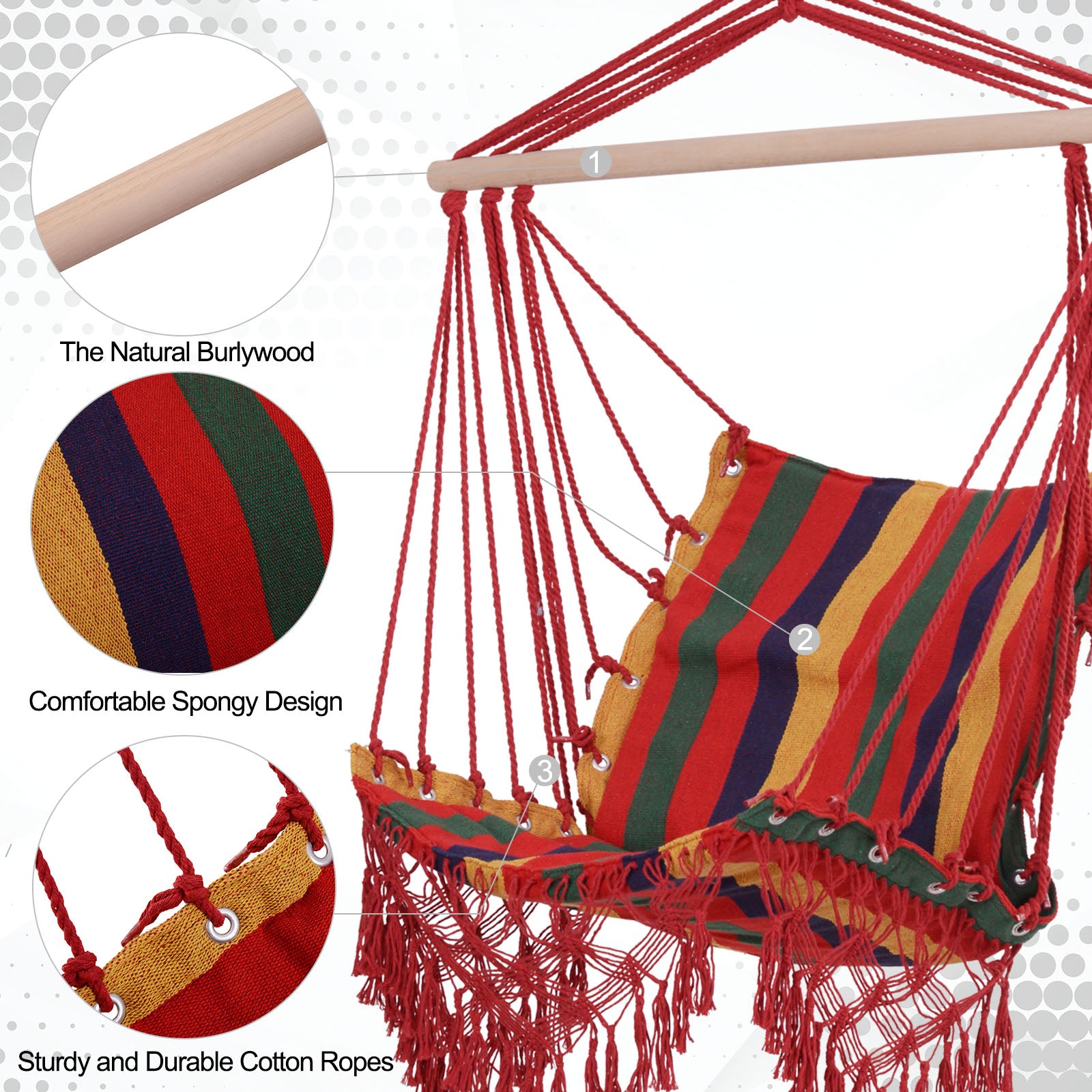 outsunny-hammock-chair-swing-colourful-striped-tree-hanging-seat-porch-indoor-outdoor-fabric-garden-furniture