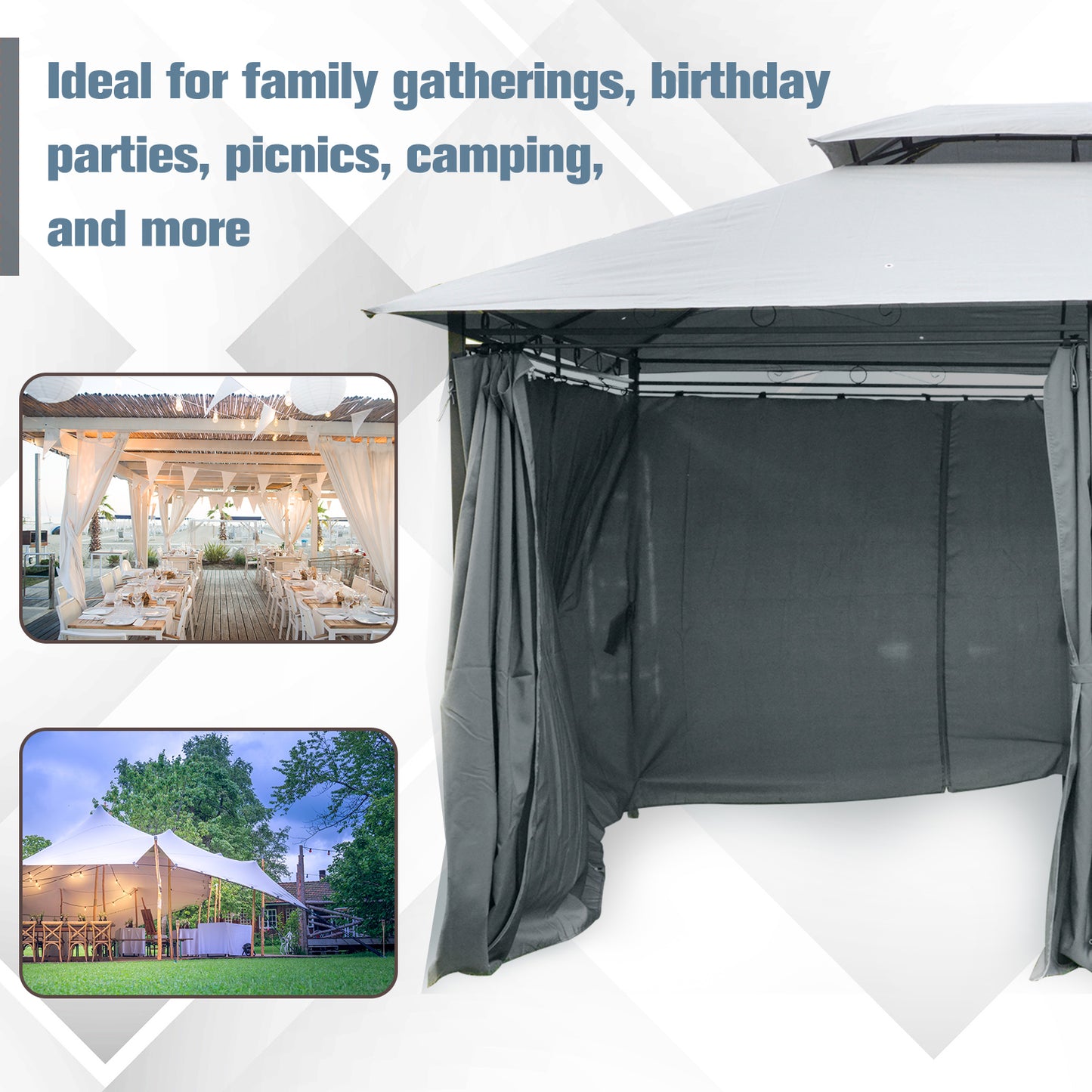 outsunny-10-x-13ft-outdoor-2-tier-steel-frame-gazebo-with-curtains-outdoor-backyard-black-grey