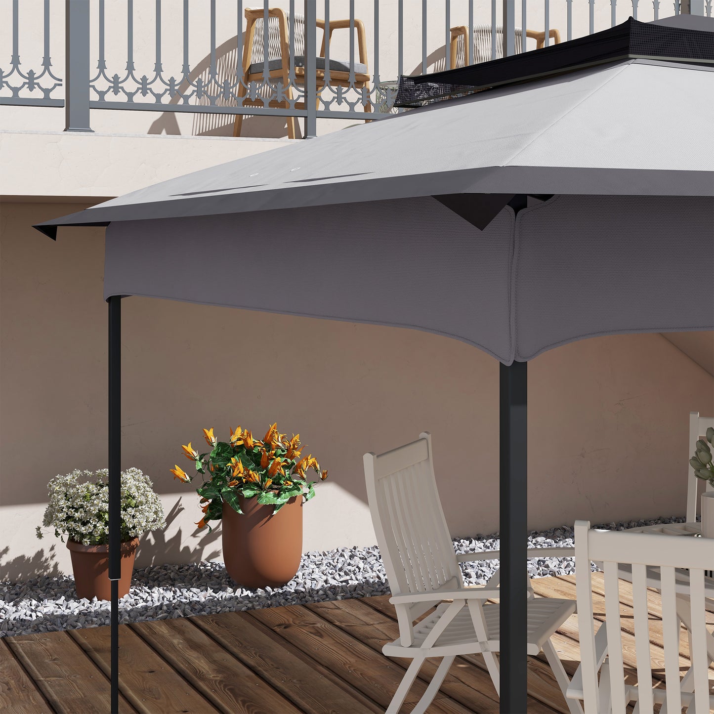 outsunny-pop-up-gazebo-cover-2-tier-gazebo-roof-replacement-for-3-25m-x-3-25m-frame-30-uv-protection-grey