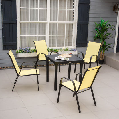 outsunny-set-of-4-garden-dining-chair-set-stackable-outdoor-patio-furniture-set-with-high-back-and-armrest-beige