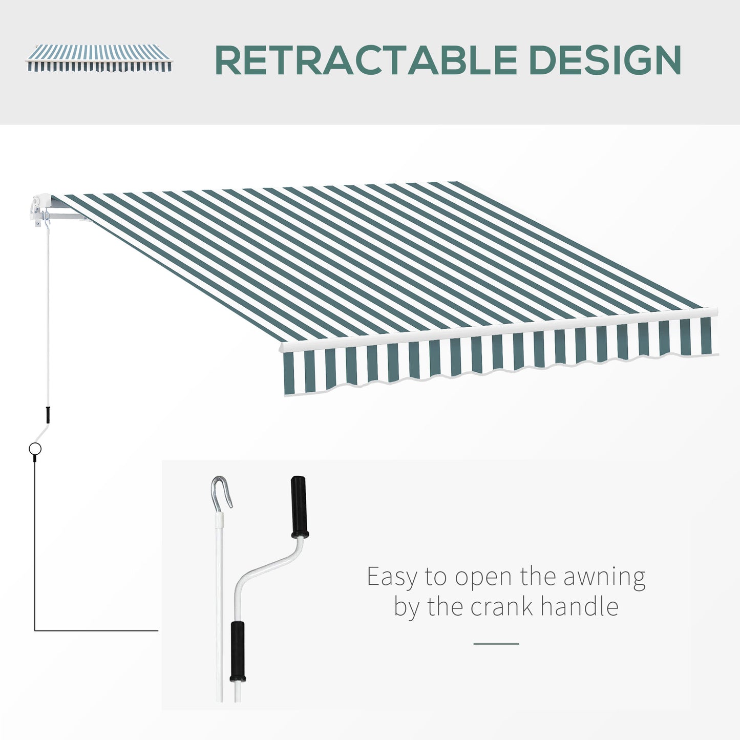 outsunny-2-5m-x-2m-garden-patio-manual-awning-canopy-sun-shade-shelter-retractable-with-winding-handle-green-white