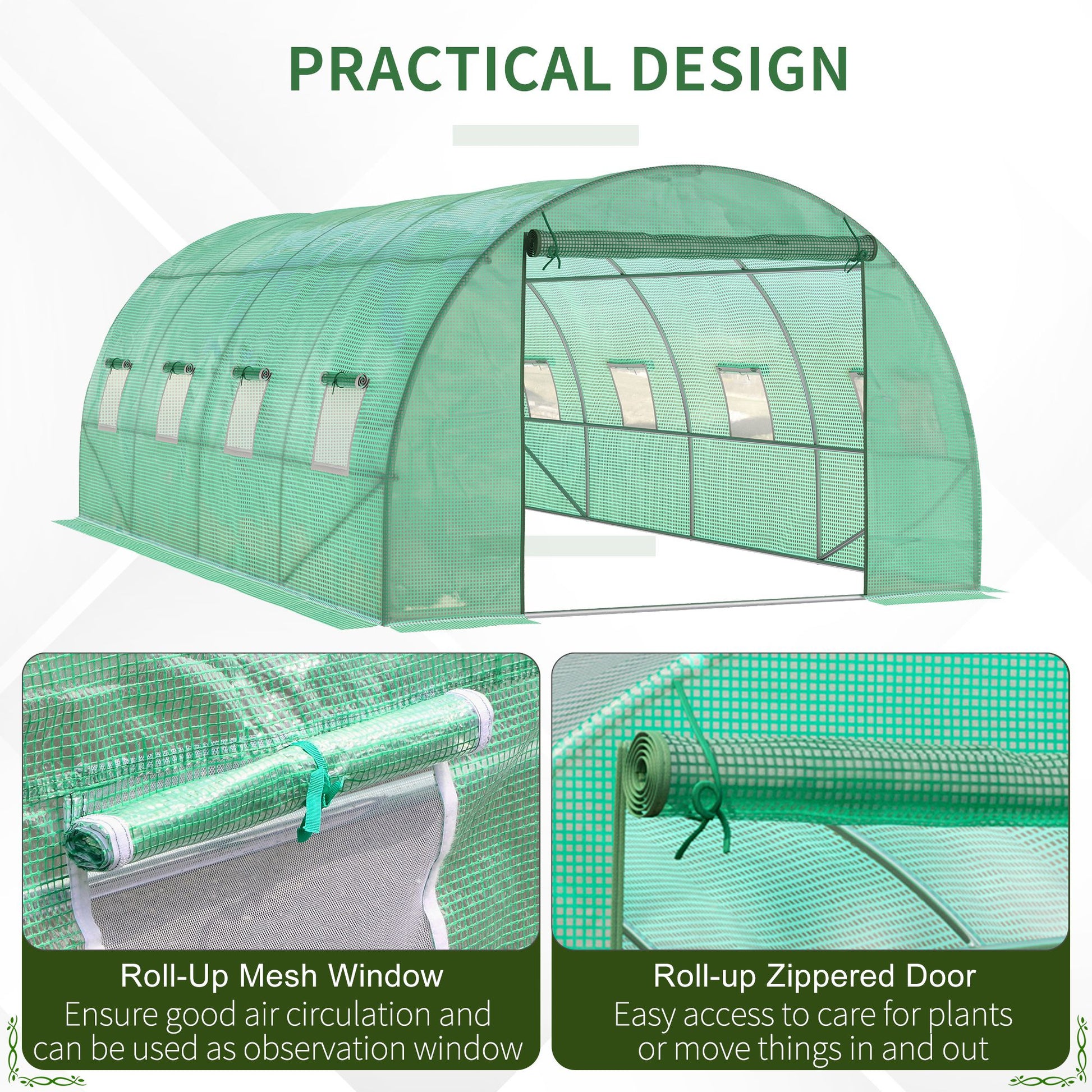 outsunny-6-x-3-m-large-walk-in-greenhouse-garden-polytunnel-greenhouse-with-steel-frame-zippered-door-and-roll-up-windows-green