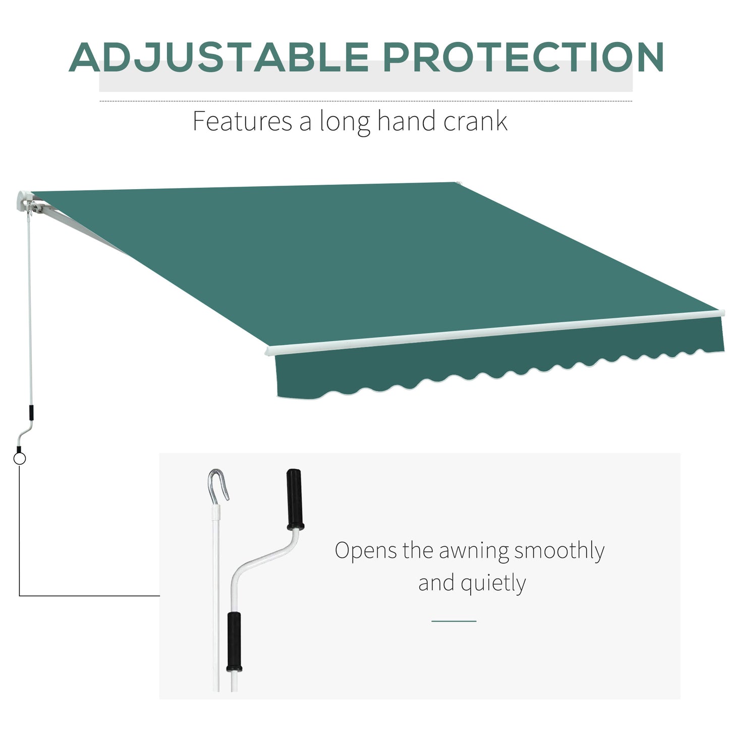 outsunny-3-5-x-2-5-m-garden-patio-manual-awning-canopy-sun-shade-shelter-with-winding-handle-green