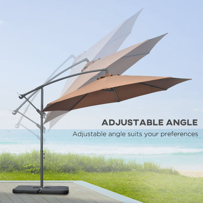 outsunny-3m-garden-banana-parasol-cantilever-umbrella-with-crank-handle-cross-base-weights-and-cover-for-outdoor-hanging-sun-shade-coffee