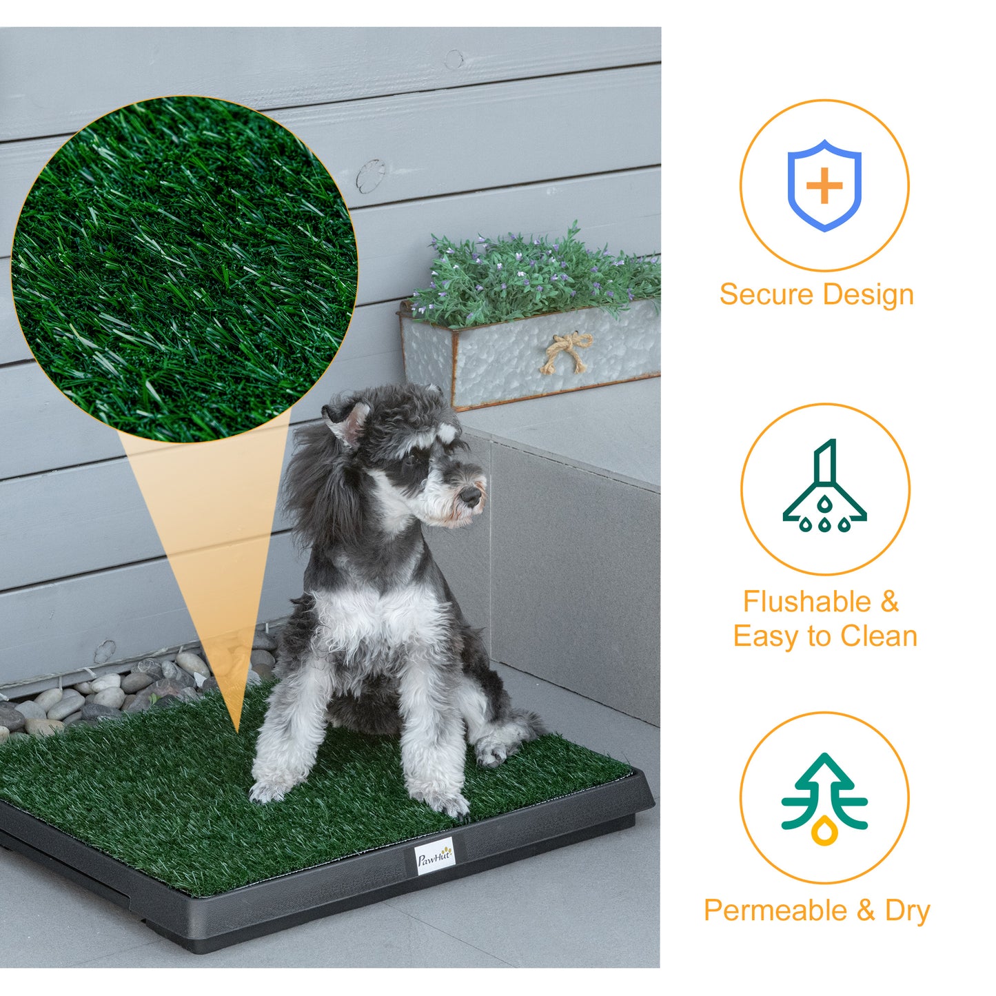 Pawhut Indoor Pet Toilet Training Mat 