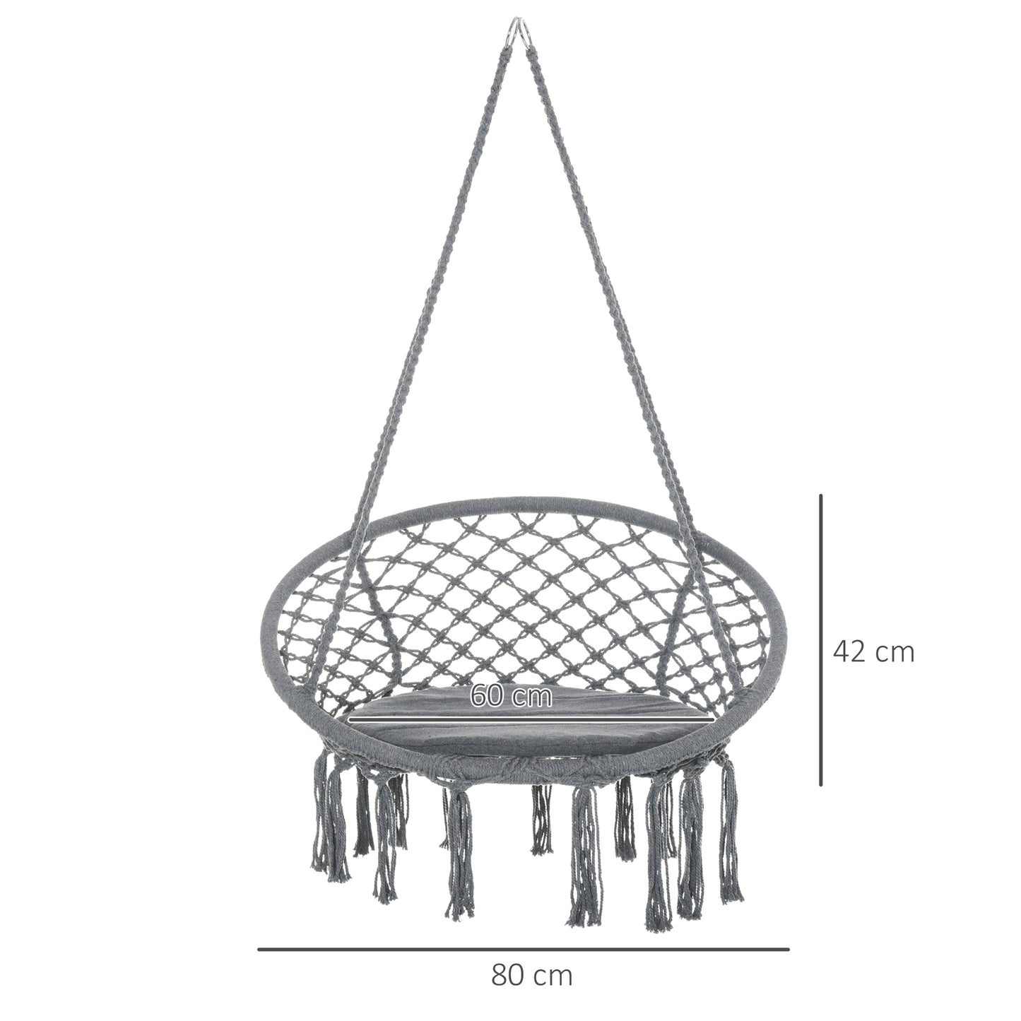 outsunny-cotton-polyester-blend-macrame-hanging-chair-swing-hammock-for-indoor-outdoor-use-with-backrest-fringe-tassels-grey