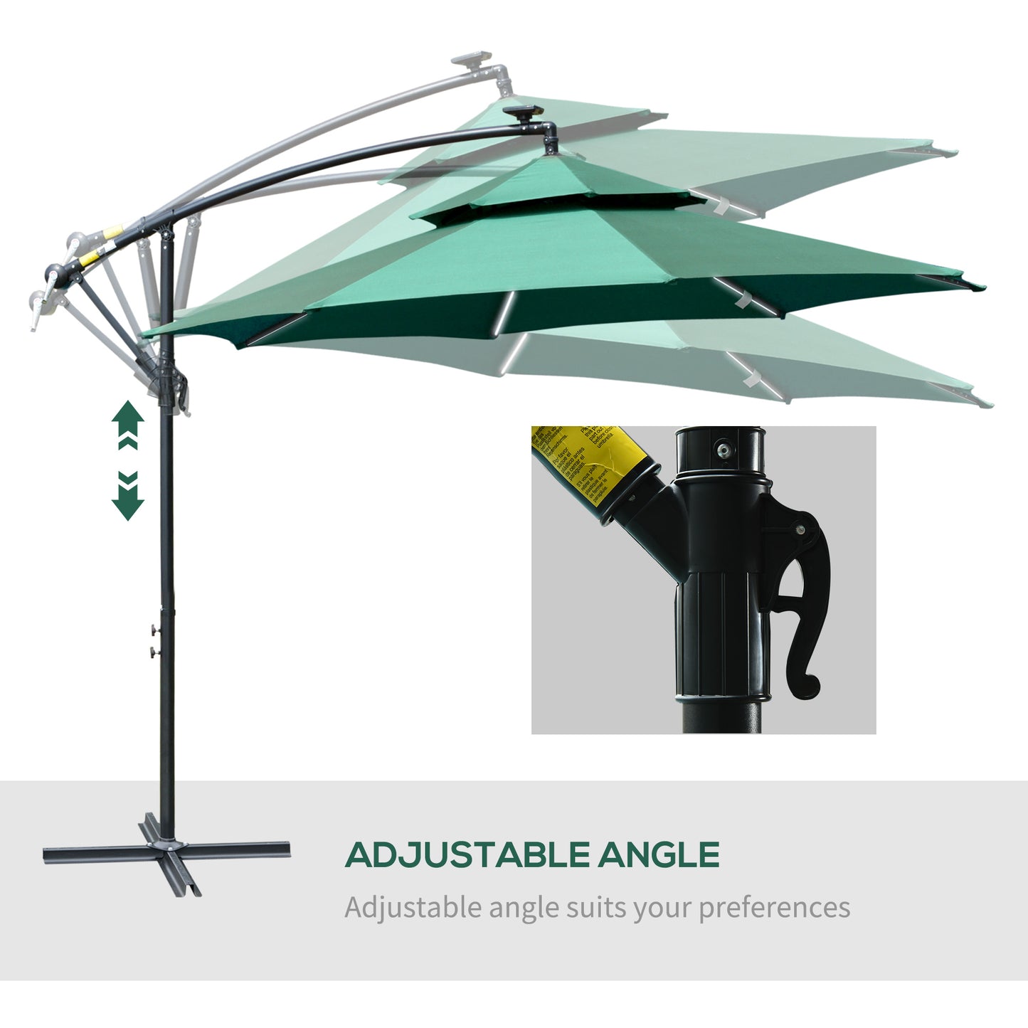 outsunny-3m-cantilever-parasol-banana-hanging-umbrella-with-double-roof-led-solar-lights-crank-8-sturdy-ribs-and-cross-base-green