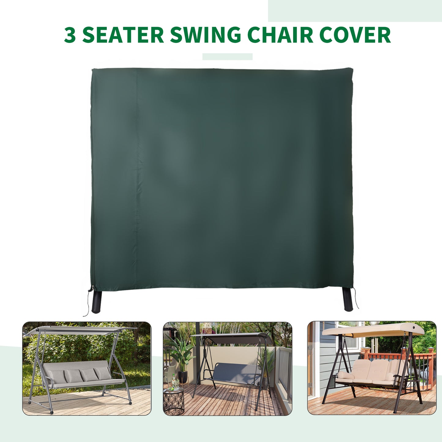 outsunny-164cm-height-oxford-polyester-waterproof-swing-chair-cover-green