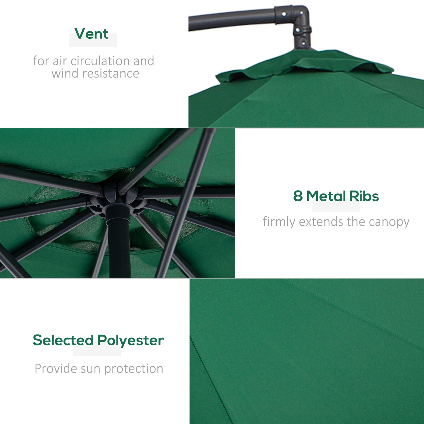 outsunny-3m-garden-banana-parasol-hanging-cantilever-umbrella-with-crank-handle-and-cross-base-for-outdoor-sun-shade-green