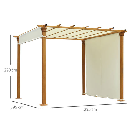 outsunny-3m-x-3m-garden-outdoor-retractable-pergola-gazebo-with-adjustable-canopy-garden-sun-shade-patio-canopy-shelter-beige