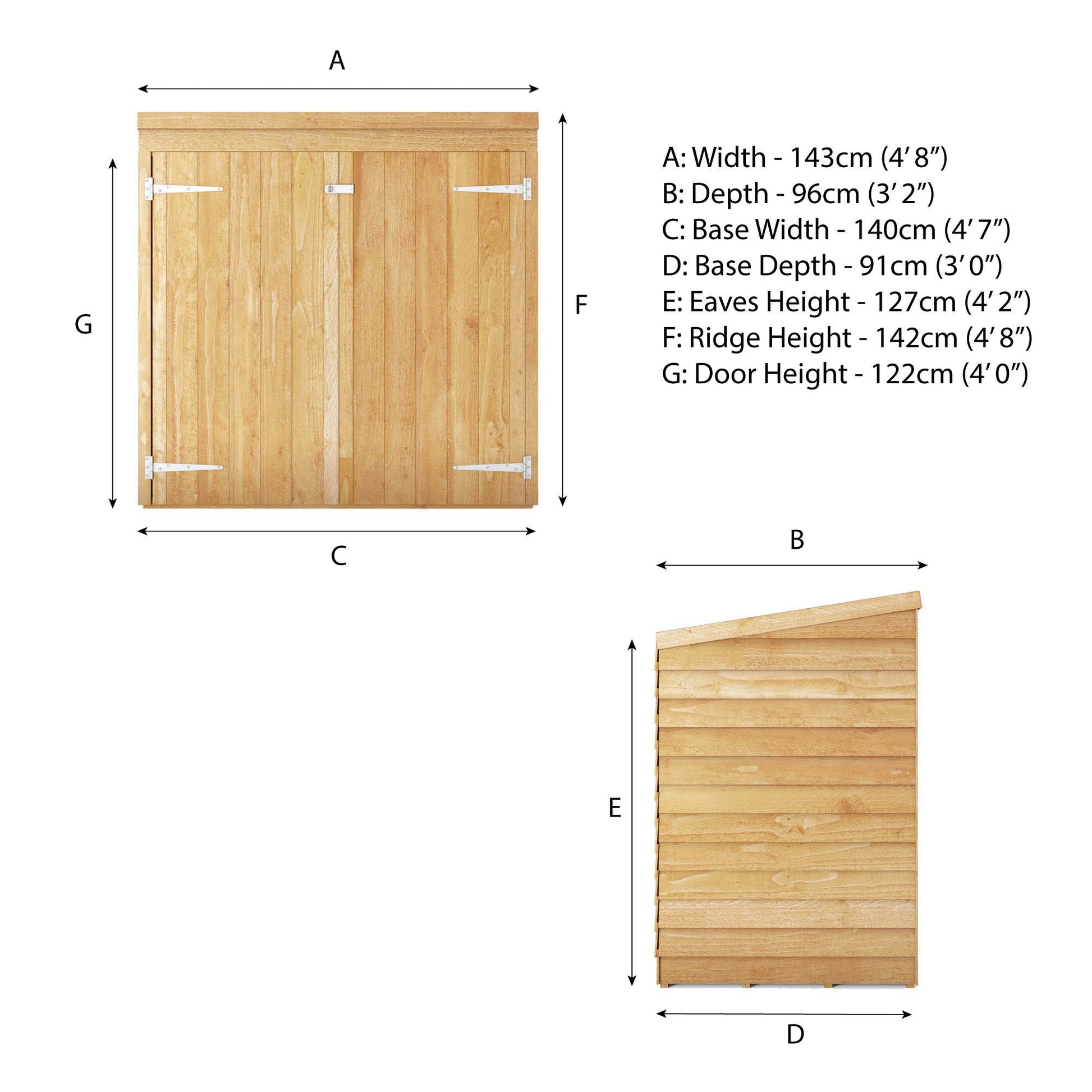 3 X 5 Overlap Pent Mowerstore