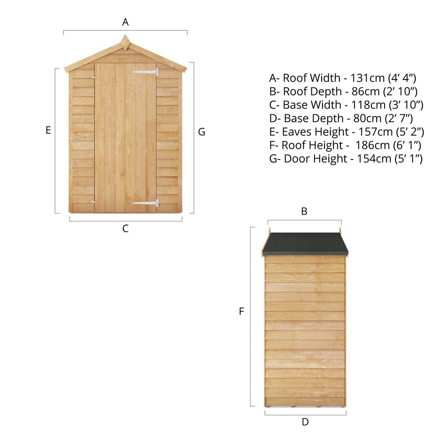 3 X 4 Overlap Apex - Windowless