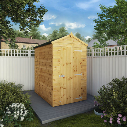 6 X 4 Shiplap Apex Windowless Wooden Shed