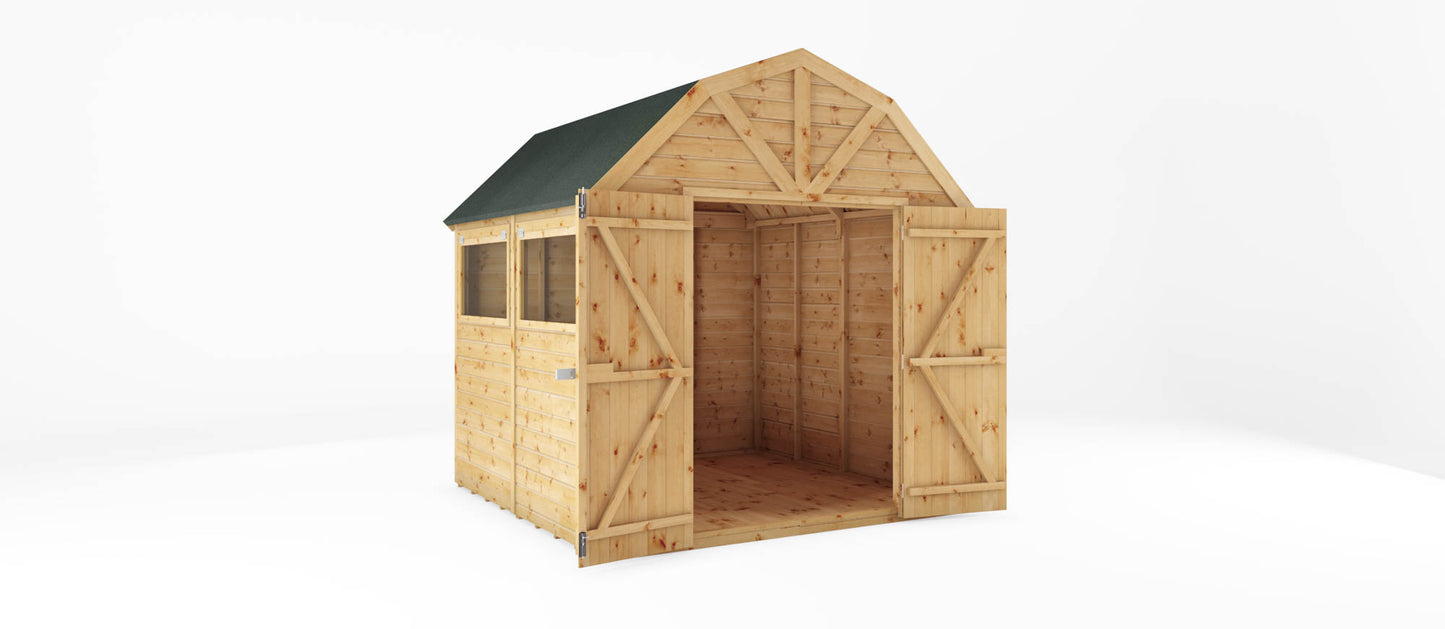 8 X 8 Premium Shiplap Dutch Barn