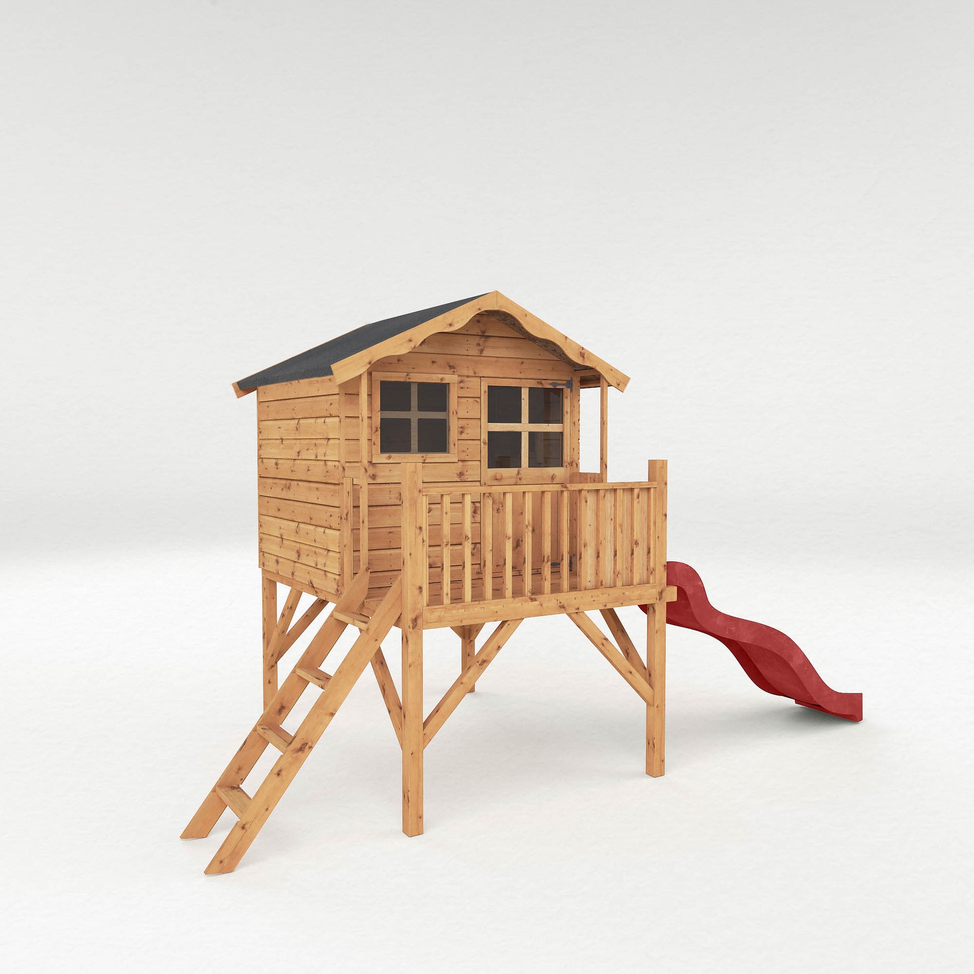 Poppy Playhouse With Tower & Slide