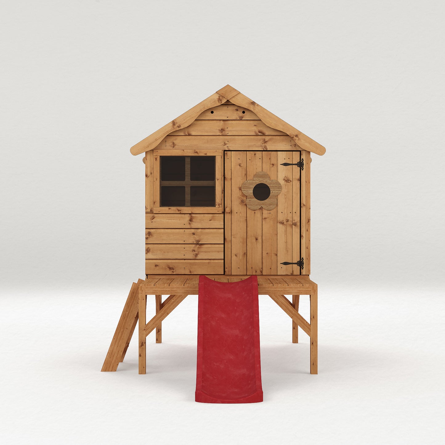 Snug Playhouse With Tower & Slide