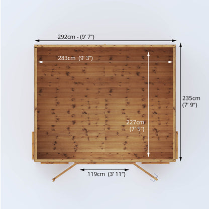 10 X 8 Premium Helios Summerhouse