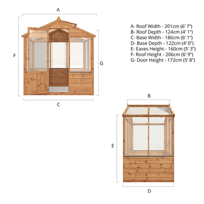 4 X 6 Traditional Greenhouse