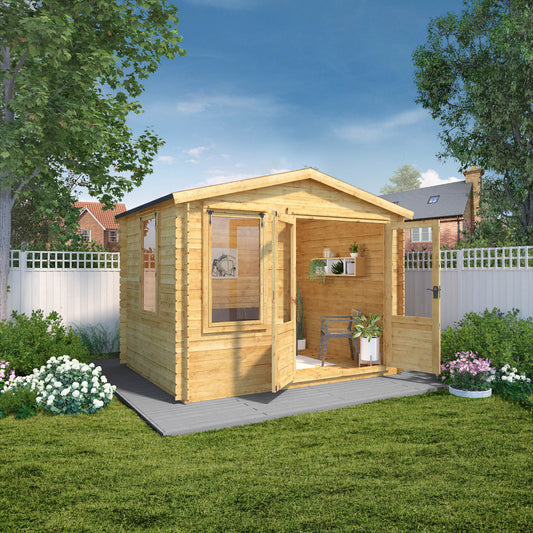 2.6M X 3.3M Log Cabin - 19Mm