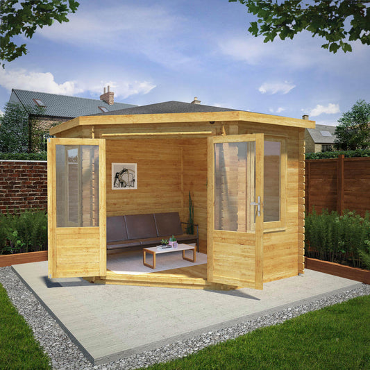 3M X 3M Corner Cabin - 28Mm Double Glazed