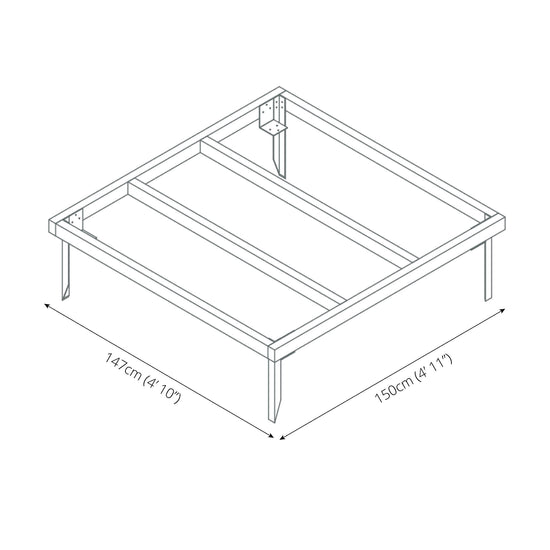  5 X 5 Wooden Base