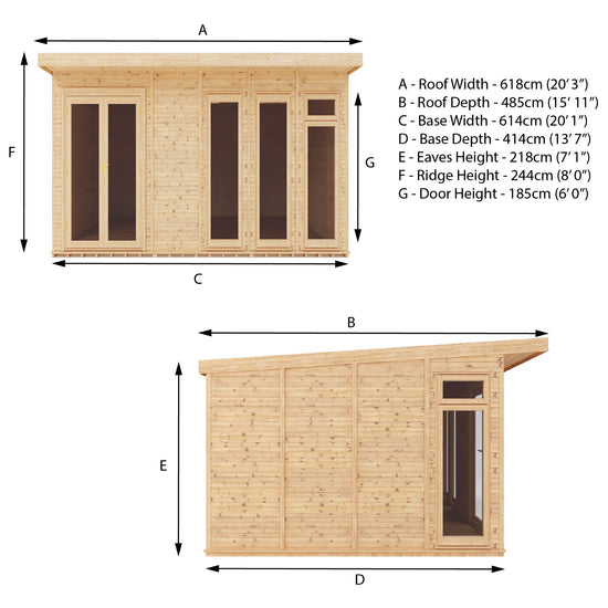 6M X 4M(D) Insulated Garden Room