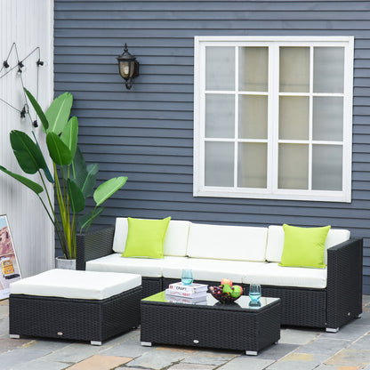 outsunny-4-seater-garden-rattan-furniture-outdoor-sectional-rattan-sofa-set-coffee-table-combo-patio-furniture-metal-frame-w-cushion-pillows-black