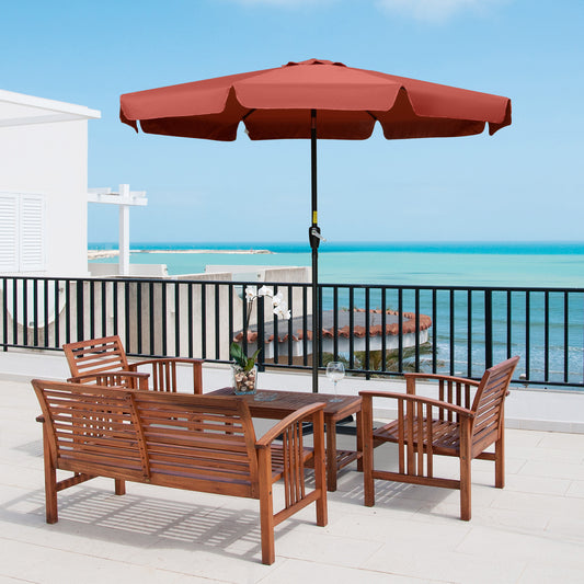 outsunny-2-66m-patio-umbrella-garden-parasol-outdoor-sun-shade-table-umbrella-with-ruffles-8-sturdy-ribs-wine-red