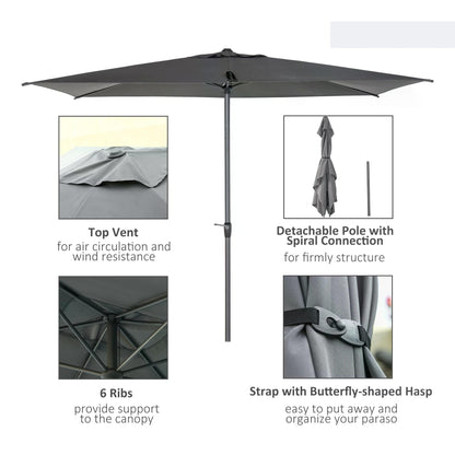 outsunny-3-x-2m-garden-parasol-patio-sun-umbrella-canopy-rectangular-sun-shade-aluminium-crank-tilt-mechanism-dark-grey