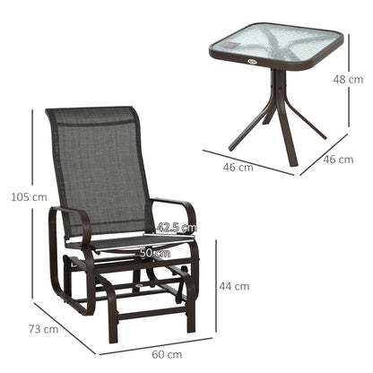 outsunny-3-piece-outdoor-swing-chair-with-tea-table-set-patio-garden-rocking-furniture