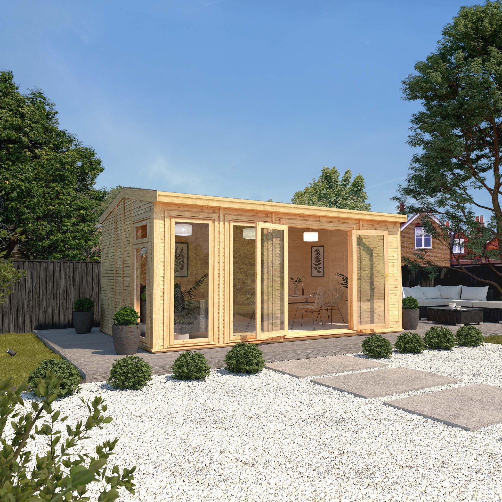 Sherwood Rufford 5M X 3M Insulated Garden Room