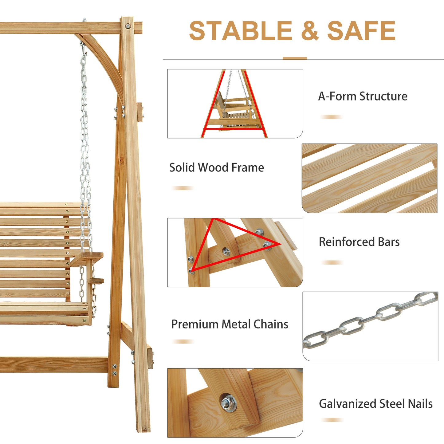 outsunny-2-seater-larch-wood-swing-chair-bench