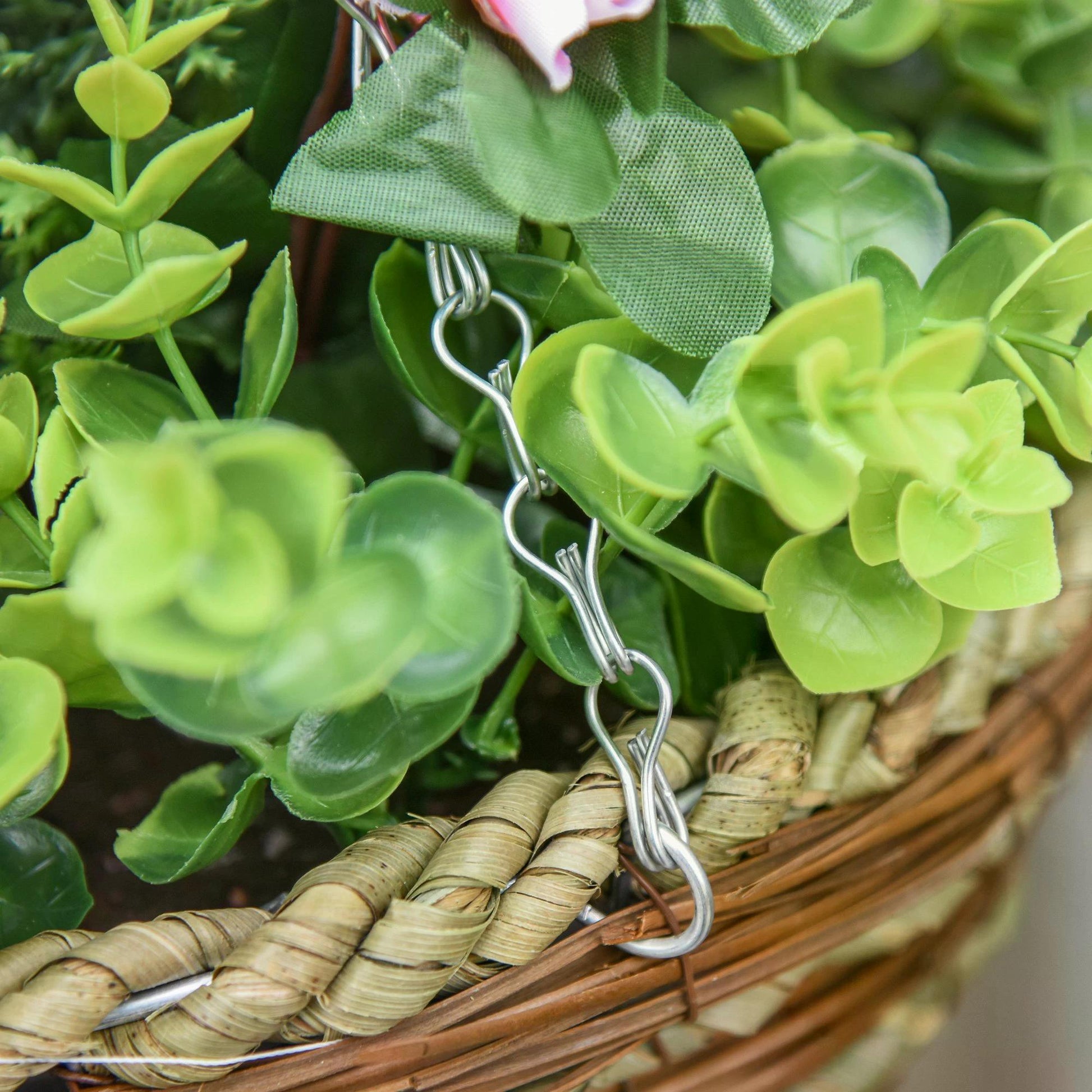 outsunny-set-of-2-artificial-plant-lisianthus-flowers-hanging-planter-with-basket-for-indoor-outdoor-decoration