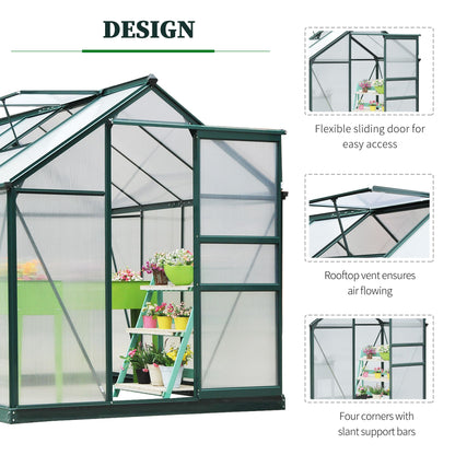 outsunny-large-walk-in-greenhouse-aluminium-frame-greenhouse-garden-plants-grow-galvanized-base-w-slide-door-6-x-8-ft