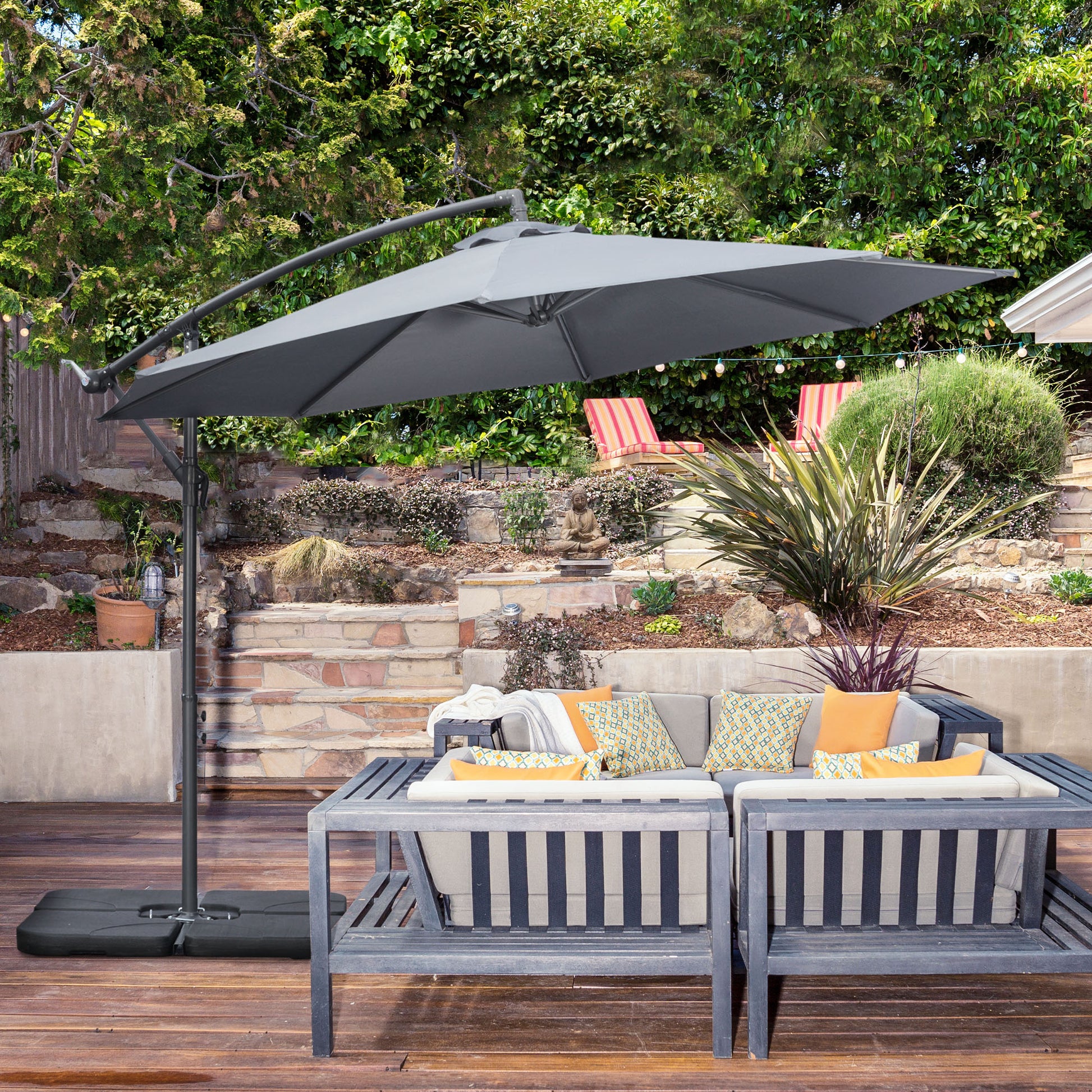 outsunny-3m-garden-parasol-sun-shade-banana-umbrella-cantilever-with-crank-handle-cross-base-dark-grey