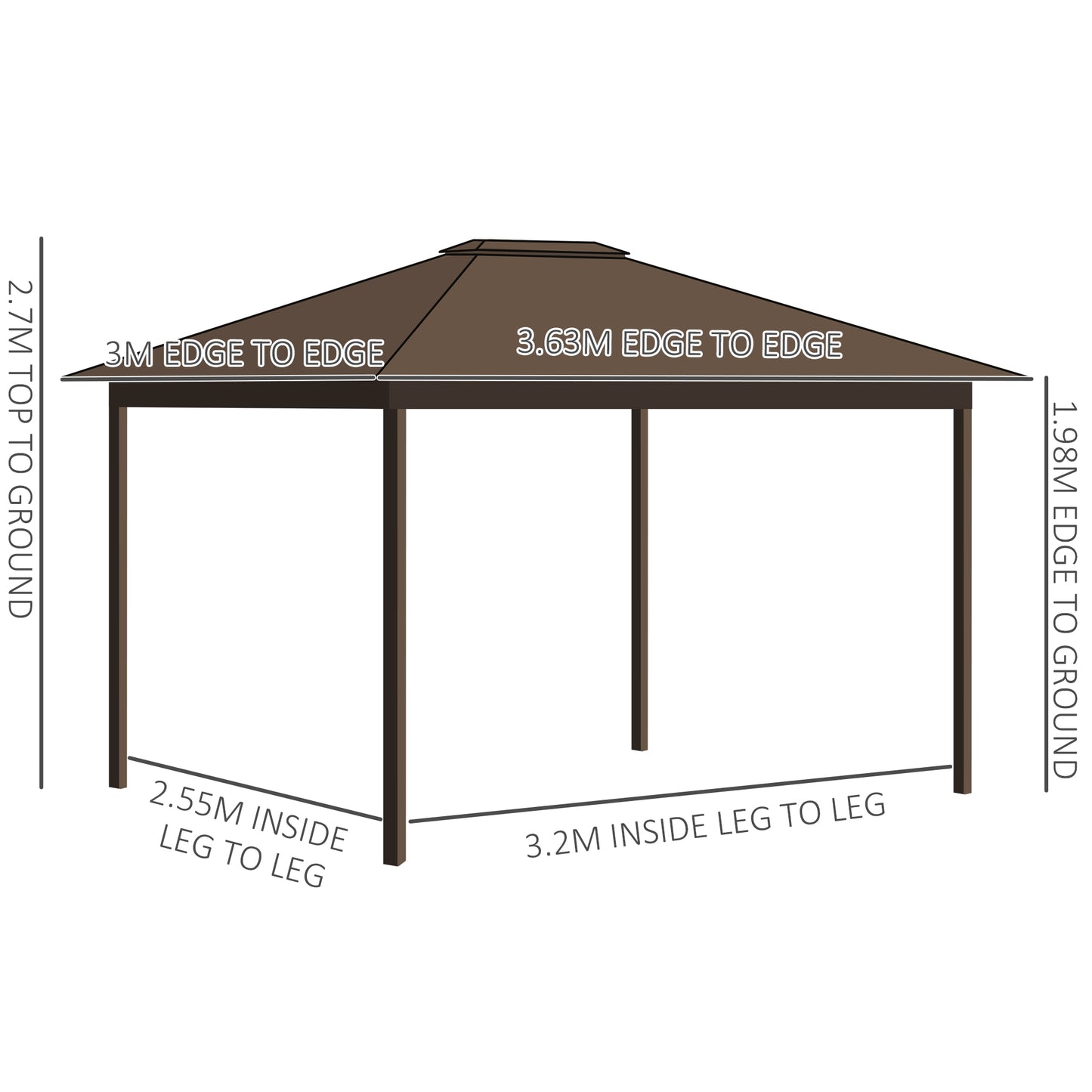 outsunny-3-6-x-3m-outdoor-hardtop-gazebo-metal-roof-patio-gazebo-with-aluminum-frame-mesh-nettings-curtains-roomy-interior-space-brown